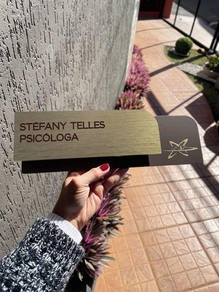Placa de Identificação de Sala - Modelo Ametista Acrílico