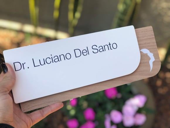 Placa de Identificação de Sala - Modelo Ametista mdf