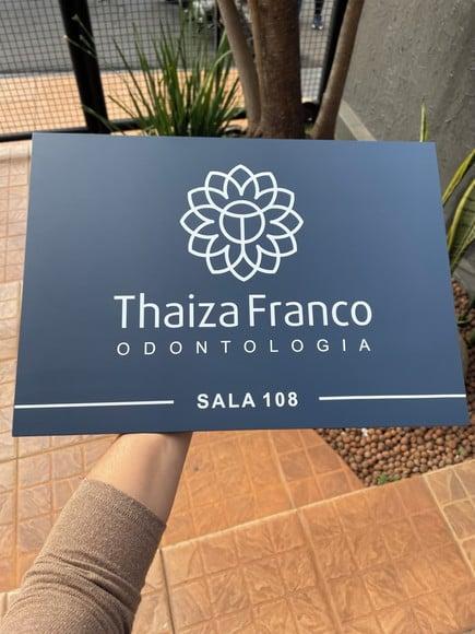 Placa de Identificação de Sala - Modelo Caulim 42x30