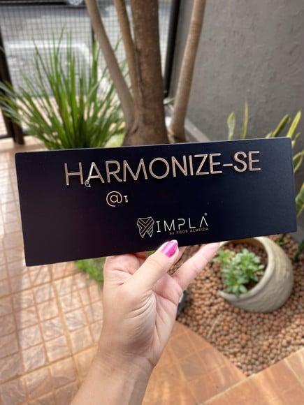 Placa de Identificação de Sala - Modelo Caulim Verniz 20x10
