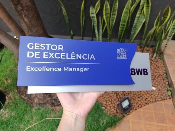 Placa de Identificação de Sala - Modelo Feldspato