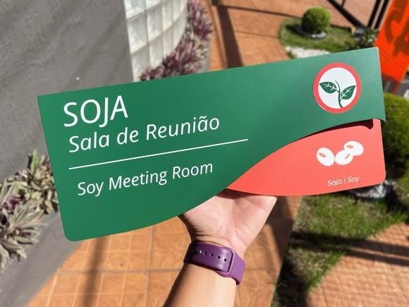 Placa de Identificação de Sala - Modelo Mica
