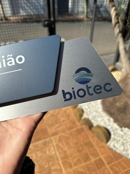 Placa de Identificação de Sala - Modelo Onix