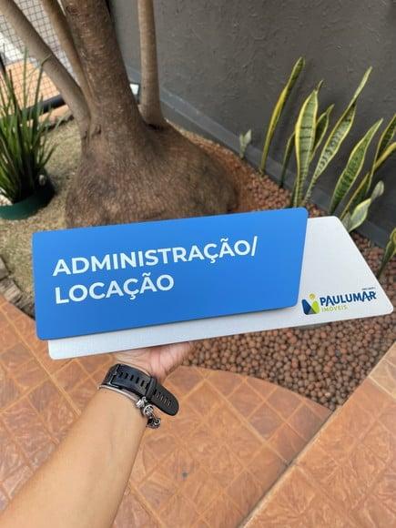 Placa de Identificação de Sala - Modelo Onix