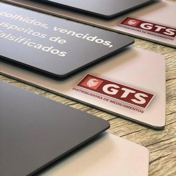 Placa de Identificação de Sala - Modelo Onix