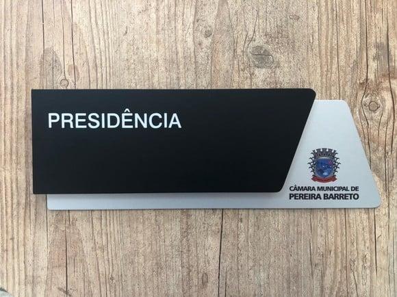 Placa de Identificação de Sala - Modelo Onix
