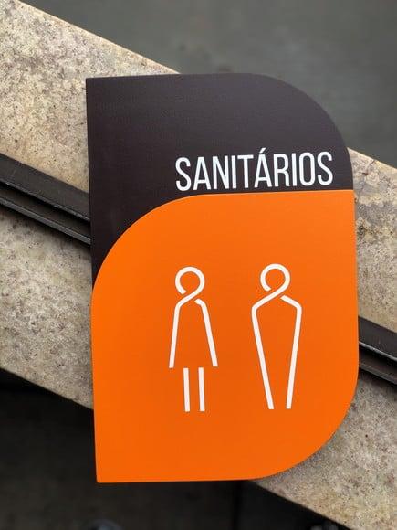 Placa de Identificação de Sala - Modelo Pirita
