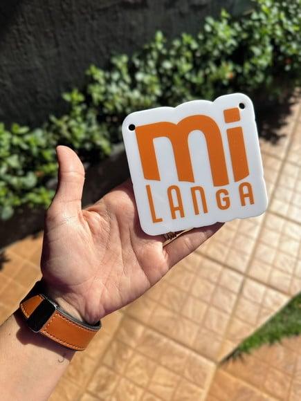 Placa de Identificação de Sala - Modelo Pitica 10x9,5