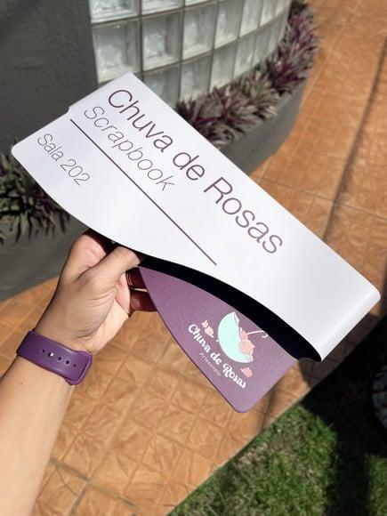 Placa de Identificação de Sala - Modelo Sodalita