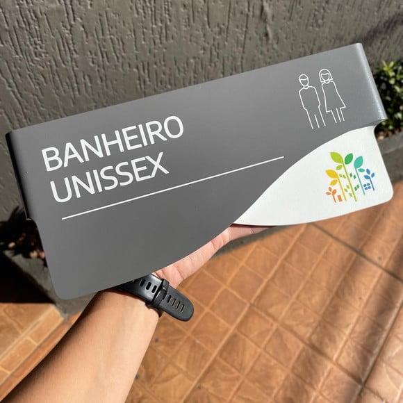 Placa de Identificação de Sala - Modelo Sodalita