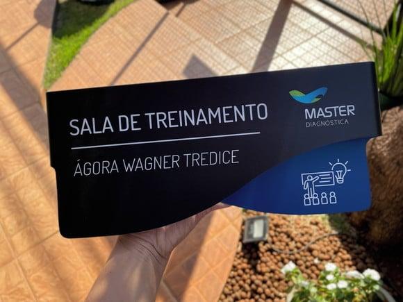 Placa de Identificação de Sala - Modelo Sodalita