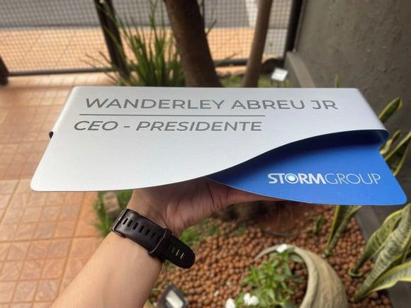 Placa de Identificação de Sala - Modelo Sodalita