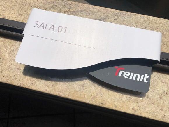 Placa de Identificação de Sala - Modelo Sodalita
