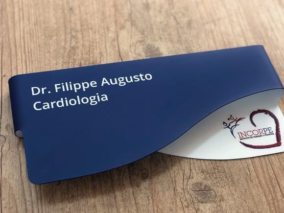 Placa de Identificação de Sala - Modelo Sodalita