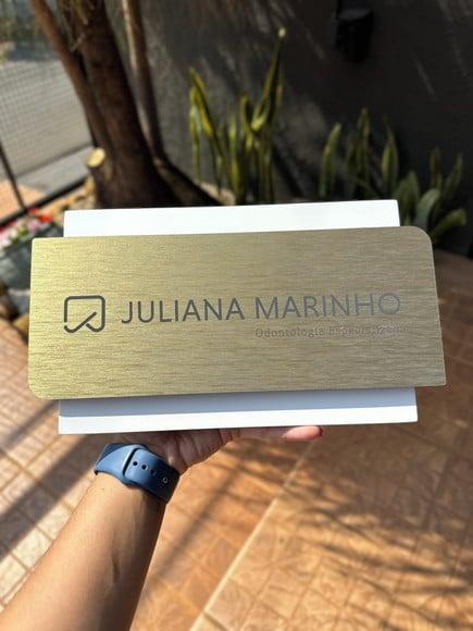 Placa de Identificação de Sala - Modelo Topázio 17x13