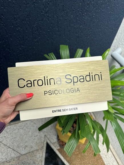 Placa de Identificação de Sala - Modelo Topázio Acrílico