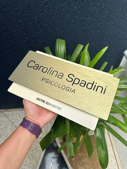 Placa de Identificação de Sala - Modelo Topázio Acrílico