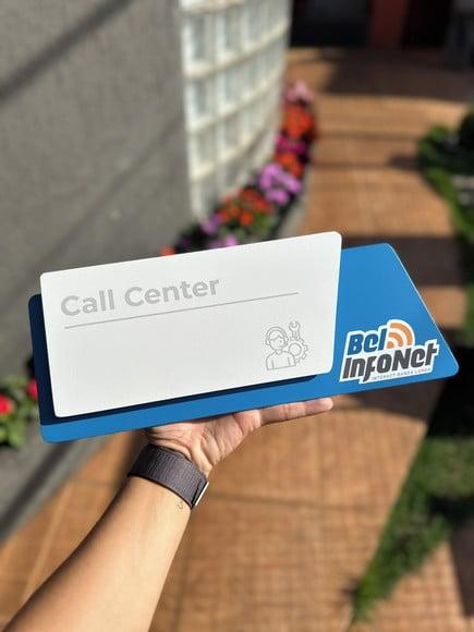 Placa de Identificação de Sala -modelo Onix Personalizado