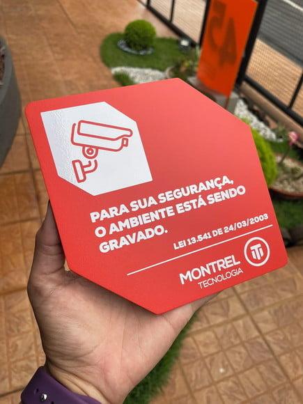 Placa de Identificação de Sala-modelo Caulim 15x15