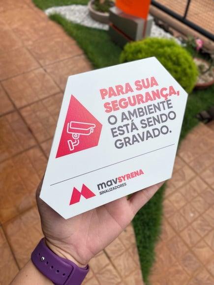 Placa de Identificação de Sala-modelo Caulim 18x13