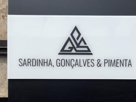 Placa de Identificação de Sala-modelo Topázio Acrílico 30x15