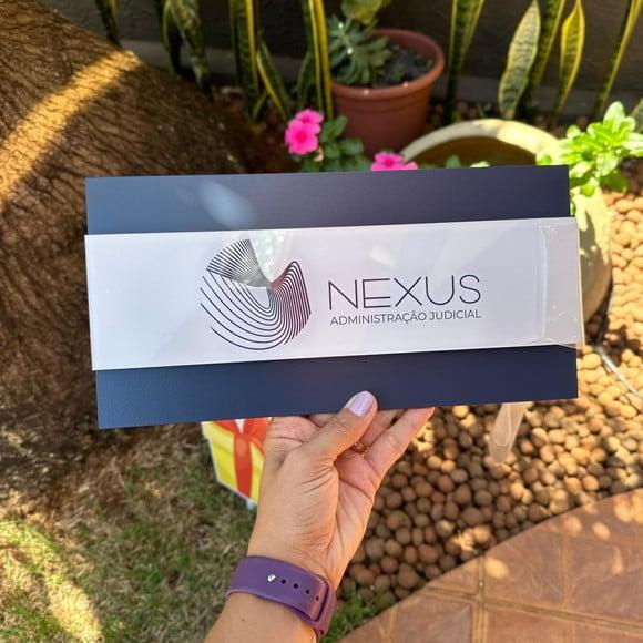 Placa de Identificação de Sala-modelo Topázio Acrílico 30x15