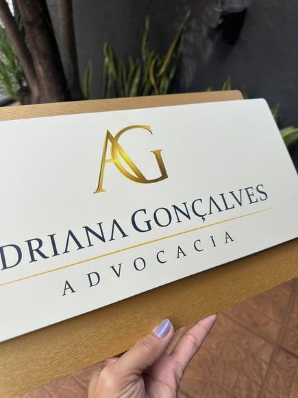 Placa de Identificação de Sala-modelo Topázio Acrílico 40x23