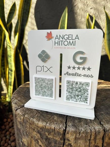 Placa de Pix - Personalizada 1 - Angelica Hitomi