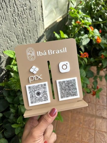 Placa de Pix - Personalizada 1 - Ibá Brasil
