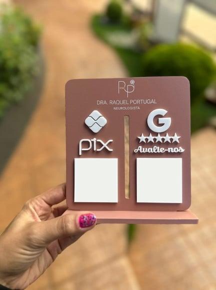 Placa de Pix - Personalizada 1 - Dra. Raquel Portugal