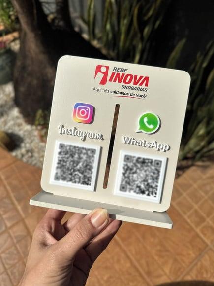 Placa de Pix - Personalizada 1 - Rede Inova Drogaria
