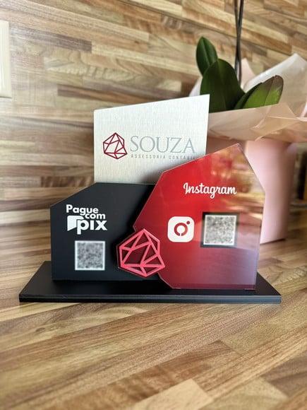 Placa de Pix - Personalizada 11 - Souza Assessoria Contabil
