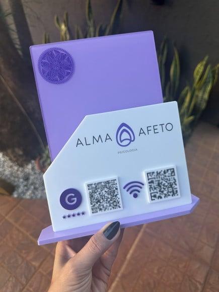 Placa de Pix - Personalizada 13 - Alma Afeto