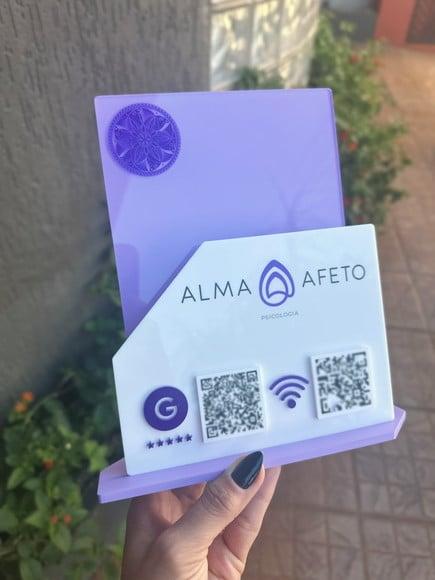 Placa de Pix - Personalizada 13 - Alma Afeto