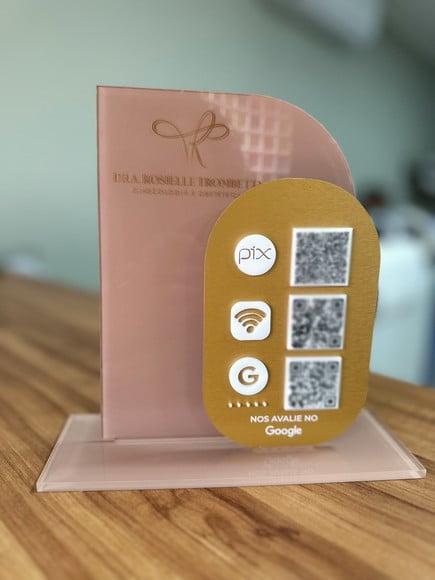 Placa de Pix - Personalizada 2 - Dra. Rosielle