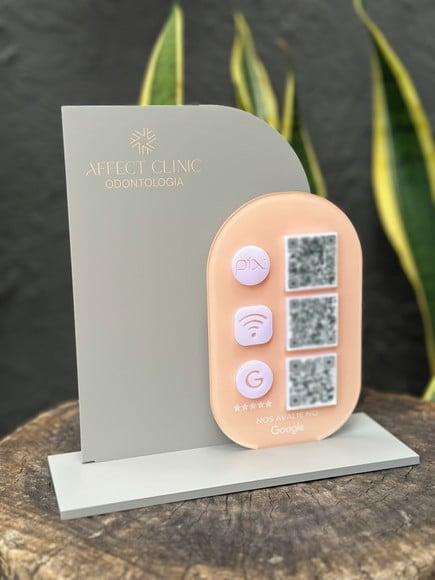 Placa de Pix - Personalizada 2 - Affect Clinic