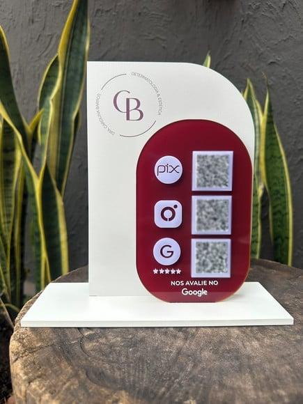 Placa de Pix - Personalizada 2 - Cb