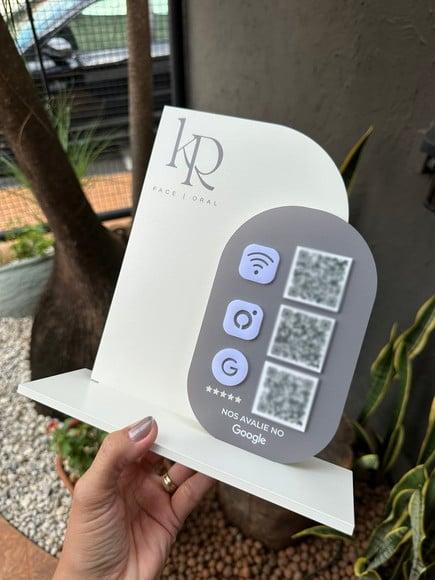 Placa de Pix - Personalizada 2 - Kr Face Oral