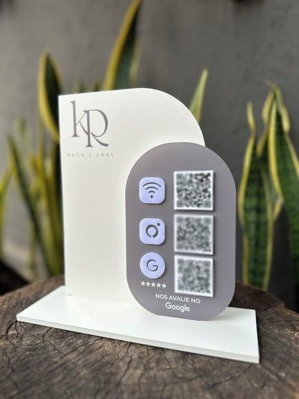 Placa de Pix - Personalizada 2 - Kr Face Oral