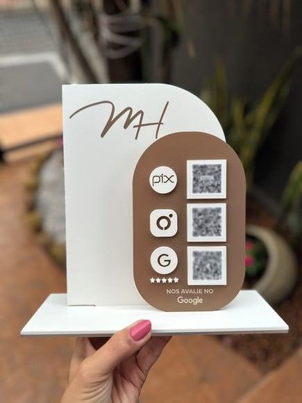 Placa de Pix - Personalizada 2 - Mh