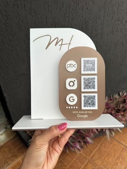 Placa de Pix - Personalizada 2 - Mh