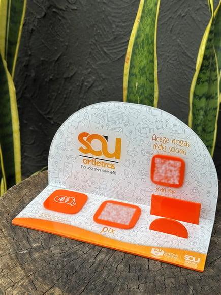 Placa de Pix - Personalizada 2 - Sou Art & Letras