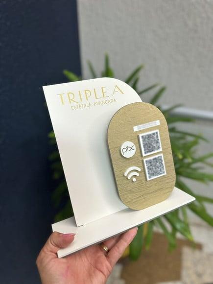Placa de Pix - Personalizada 2 - Triple a Estetica Avançada