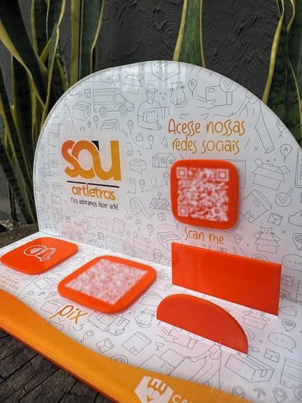 Placa de Pix - Personalizada 2 - Sou Art & Letras