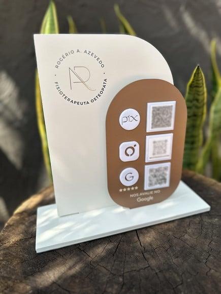 Placa de Pix - Personalizada 2 - Rogério A. Fisioterapelta