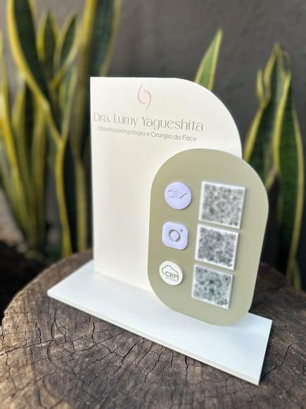 Placa de Pix - Personalizada 2-dra Lumy Otorrinolaringologia