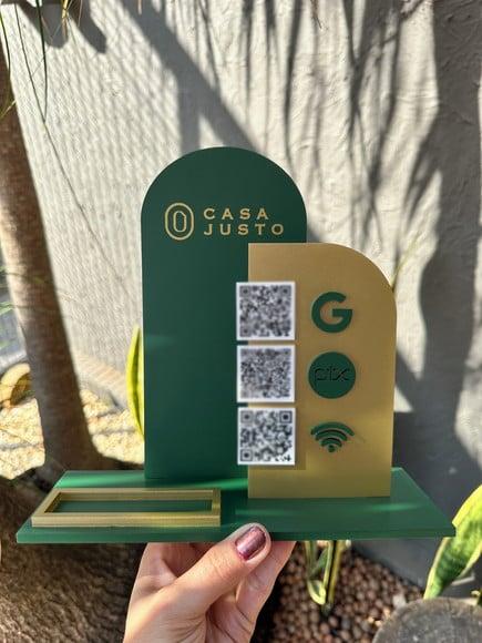 Placa de Pix - Personalizada 4 - Casa Justo
