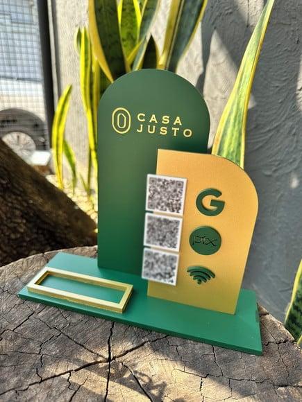 Placa de Pix - Personalizada 4 - Casa Justo