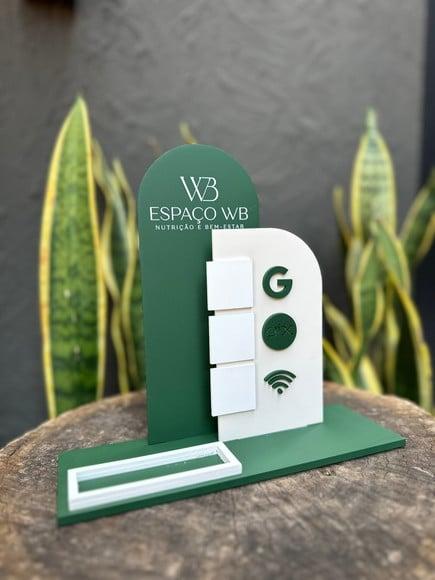 Placa de Pix - Personalizada 4 - Espaço Wb