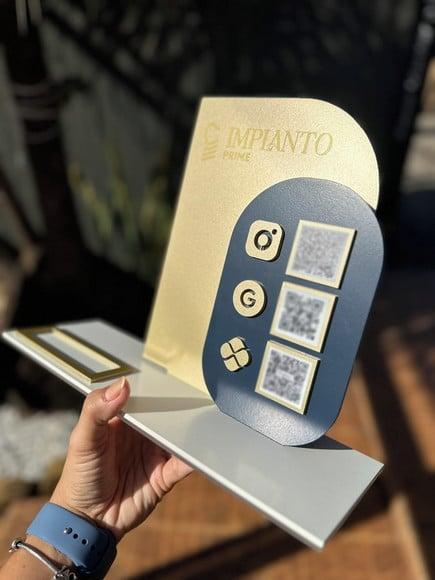 Placa de Pix - Personalizada 4 - Implanto Pime